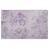 Tissu violet rustique, chic shabby, fleurs de lavande pâ (Fat Quarter)