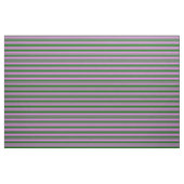 Tissu Violet & Vert foncé Motif des rayures (Yard)