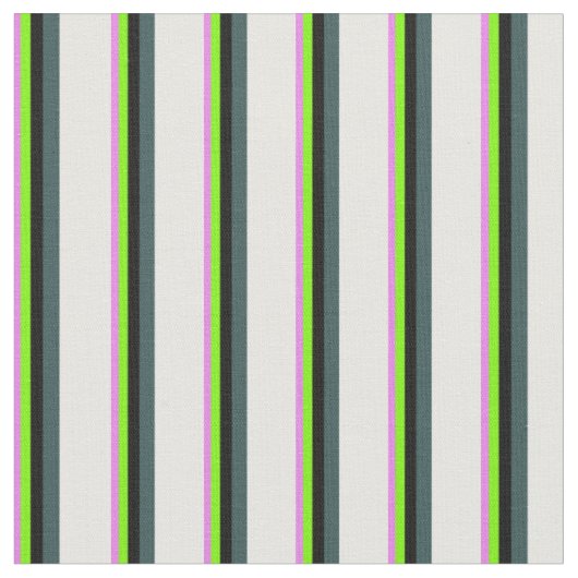 Tissu Violet, vert, noir, gris ardoise foncé et blanc (Fermer)