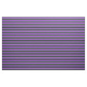 Tissu Violet, violet, vert de la forêt et lignes noires (Yard)