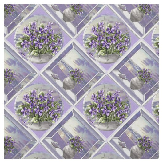 Tissu violettes dans un bocal de lune (Échantillon)