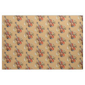 Tissu Violon et arc avec des notes et des étoiles (Fat Quarter)