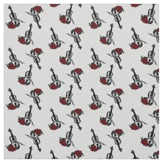 Tissu Violons (Échantillon)