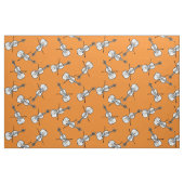Tissu Violons blancs (Fat Quarter)