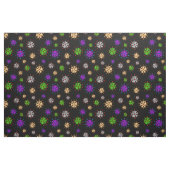Tissu virus en noir (Fat Quarter)