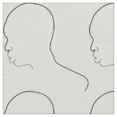 Tissu Visage afriacan (Détail)