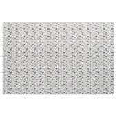 Tissu Visage de Chat Mignon & Motif d'Os de Poisson - De (Yard)