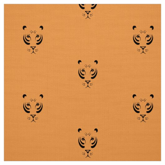 Tissu Visage de tigre (Échantillon)