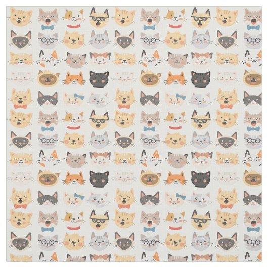 Tissu - Visage drôle (Échantillon)