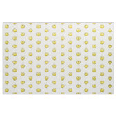 Tissu Visage heureux jaune classique (Yard)