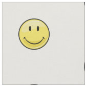 Tissu Visage heureux jaune classique (Fermer)