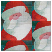 Tissu visage père Noël (Fermer)