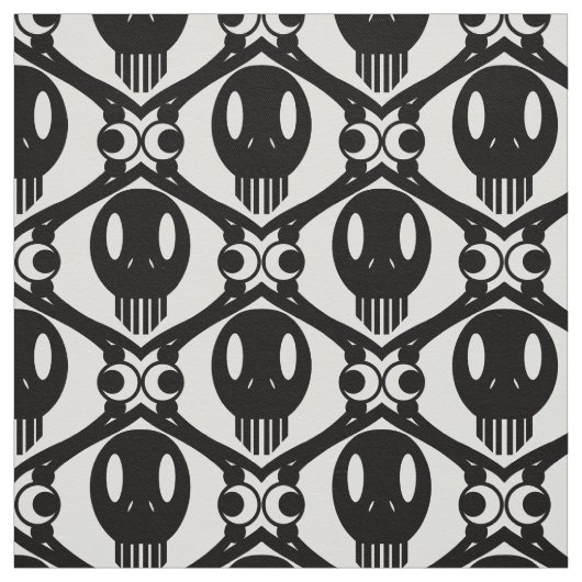 Tissu Visages morbides (Échantillon)