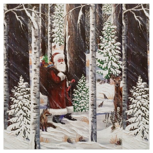 Tissu Visiteur forestier 3 (Échantillon)