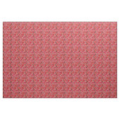 Tissu Vitrail rouge Abstrait (Yard)