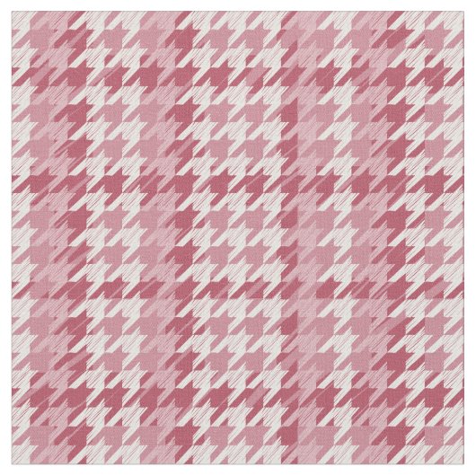 Tissu Viva Magenta Houndstooth Motif (Fermer)