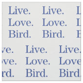 Tissu Vivant. Amour. Oiseau (Échantillon)