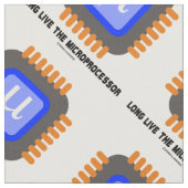 Tissu Vive L'Humour Geek Microprocesseur Microchip (Fermer)