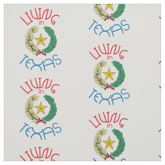 Tissu Vivre au Texas (Échantillon)