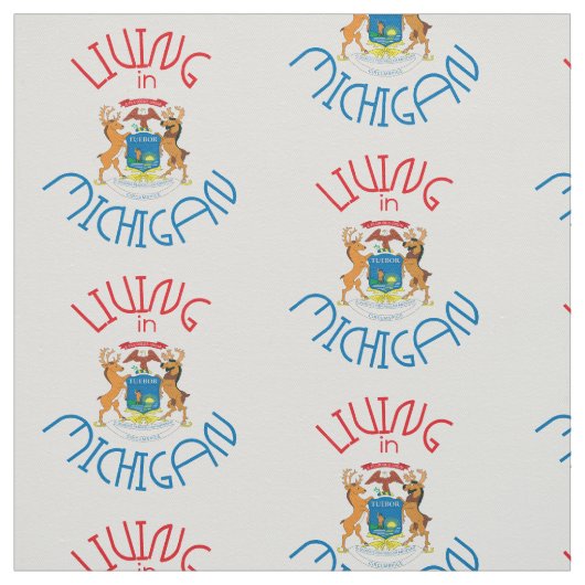 Tissu Vivre dans le Michigan (Échantillon)
