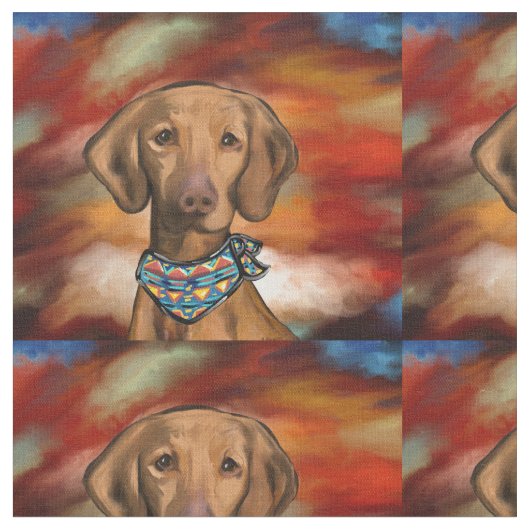 Tissu Vizsla (Fermer)