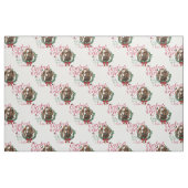Tissu Voeux de Noël Bébé Chèvre Baisers Chèvre Boer (Fat Quarter)