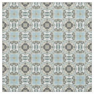 Tissu Voie maritime Vert Turquoise Bleu Brown Bali Batik