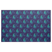 Tissu Voile nautique loin (Fat Quarter)