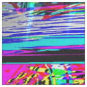 Tissu Voile psychédélique.... (fermé)