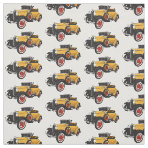 Tissu Voiture jaune classique 1931