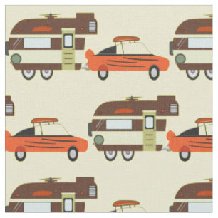 Tissu Voiture Vintage et Camper Thunder_Cove