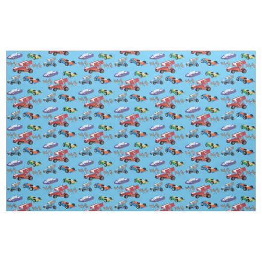 Tissu Voitures de course (Fat Quarter)