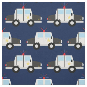 Tissu Voitures de police Véhicules pour enfants petits G