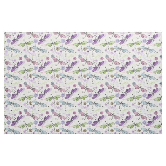 Tissu Vol de libellules (Yard)