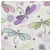 Tissu Vol de libellules (Échantillon)