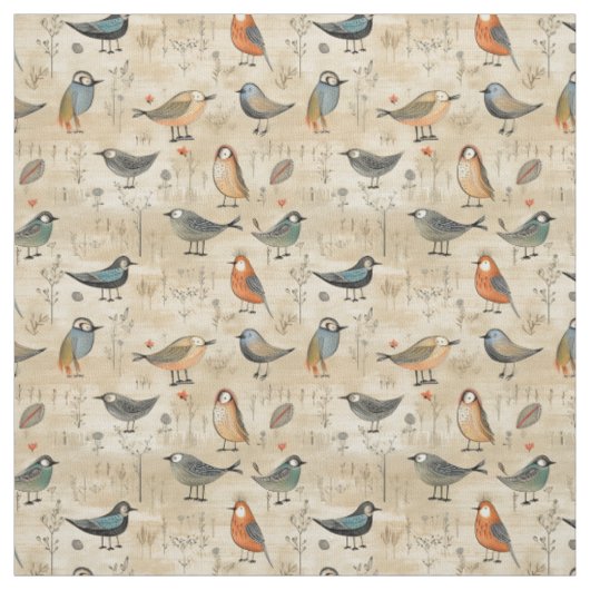 Tissu Vol de Whimsy : Whimsy Bird (Échantillon)