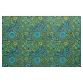 Tissu Voler, voler la libellule sur le vert émeraude (Yard)