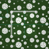 Tissu Volley-ball vert de forêt Chevron Patterned (Carreau)