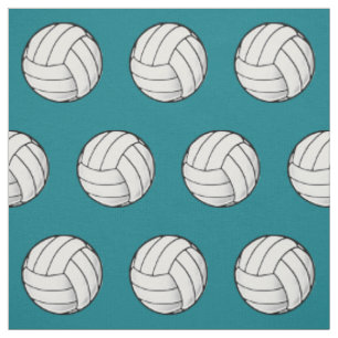 Tissu Volleyball de Teal de fan de volleyball