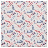 Tissu Vote 2020 motif de la typographie (Échantillon)
