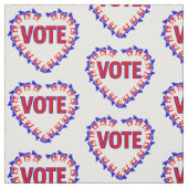 Tissu voter démocrate donkey (Échantillon)