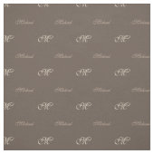 Tissu Votre nom avec structure monographique (Échantillon)