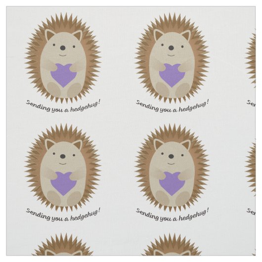 Tissu Vous envoyer un hérisson de Hedgehug (Échantillon)