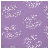 Tissu Vous êtes bizarre (je vous aime) (Échantillon)