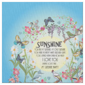 Tissu Vous êtes mon soleil (fermé)