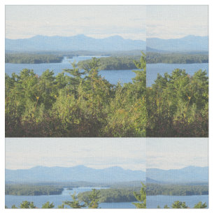 Tissu Vue impressionnante de winnipesaukee de lac