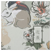 Tissu Wangxian Bunny Motif (fermé)