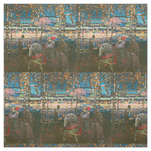 Tissu Wassily Kandinsky Le Couple à Cheval Art Russe
