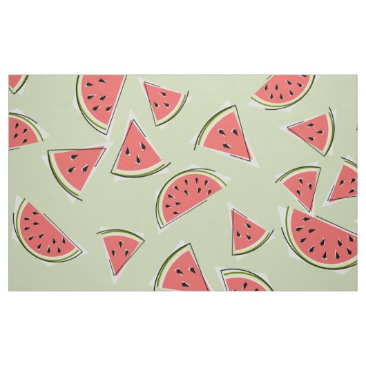 Tissu Watermelon vert Multi grand (Fat Quarter)