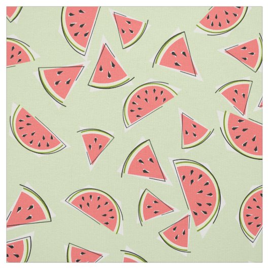 Tissu Watermelon vert Multi petit (Échantillon)